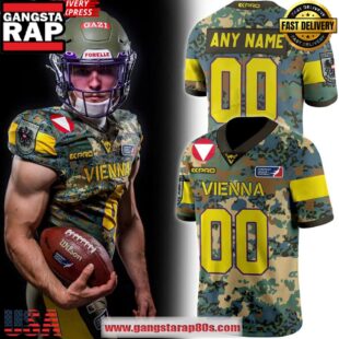 Vienna Vikings “Salute to Service” 2025 Custom Football Jersey