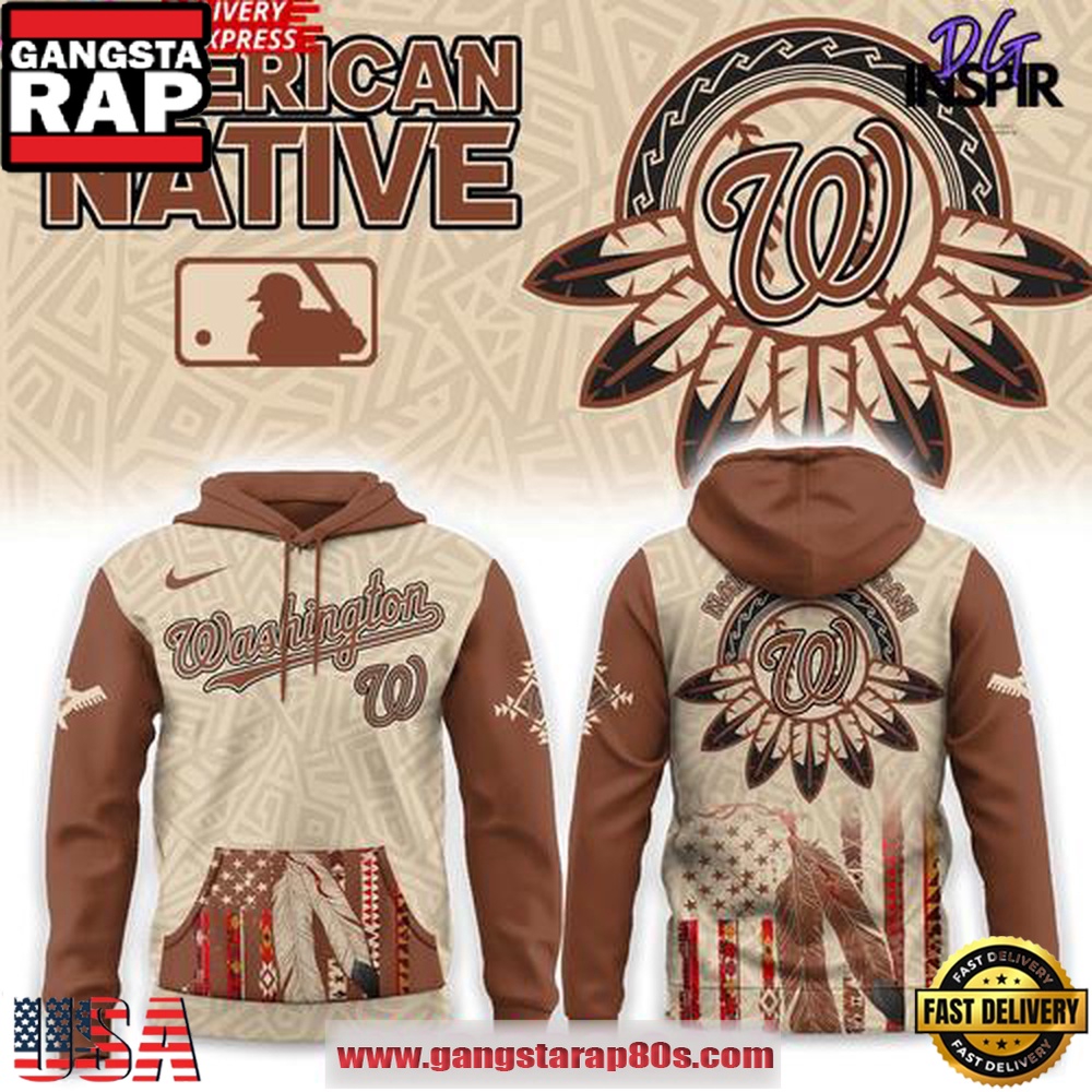 Washington Nationals Native American Heritage Honor 2025 Edition All Over Print Hoodie Washington Nationals Native American Heritage Honor 2025 Edition All Over Print Hoodie