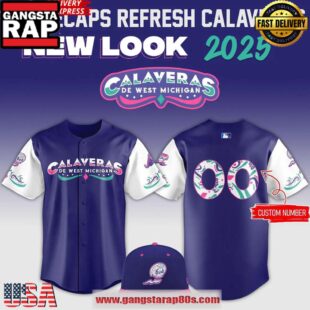 West Michigan Whitecaps 2025 Calaveras de West Michigan Custom Baseball Jersey Shirt