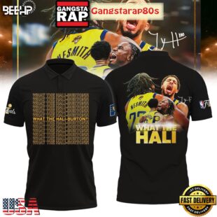 What The Hali Burton Indiana Pacers NBA Finals 2025 Polo Shirt