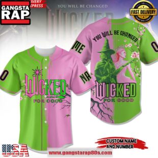 Wicked For Good Limited Edition Baseball Jersey Shirt