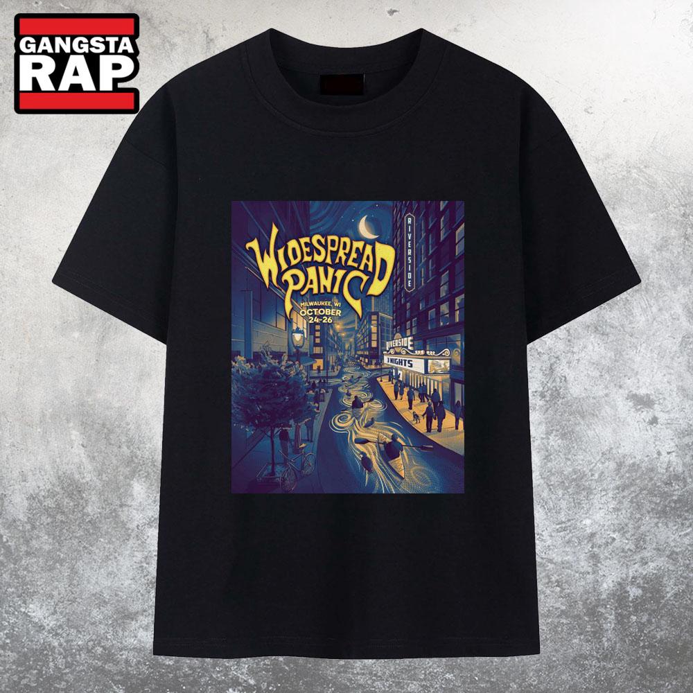 Widespread Panic Oct 24-26 2025 Milwaukee WI T Shirt Widespread Panic Oct 24-26 2025 Milwaukee WI T Shirt