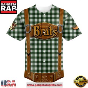Wisconsin Flying Brats Limited Edition Baseball Custom Jersey Shirt