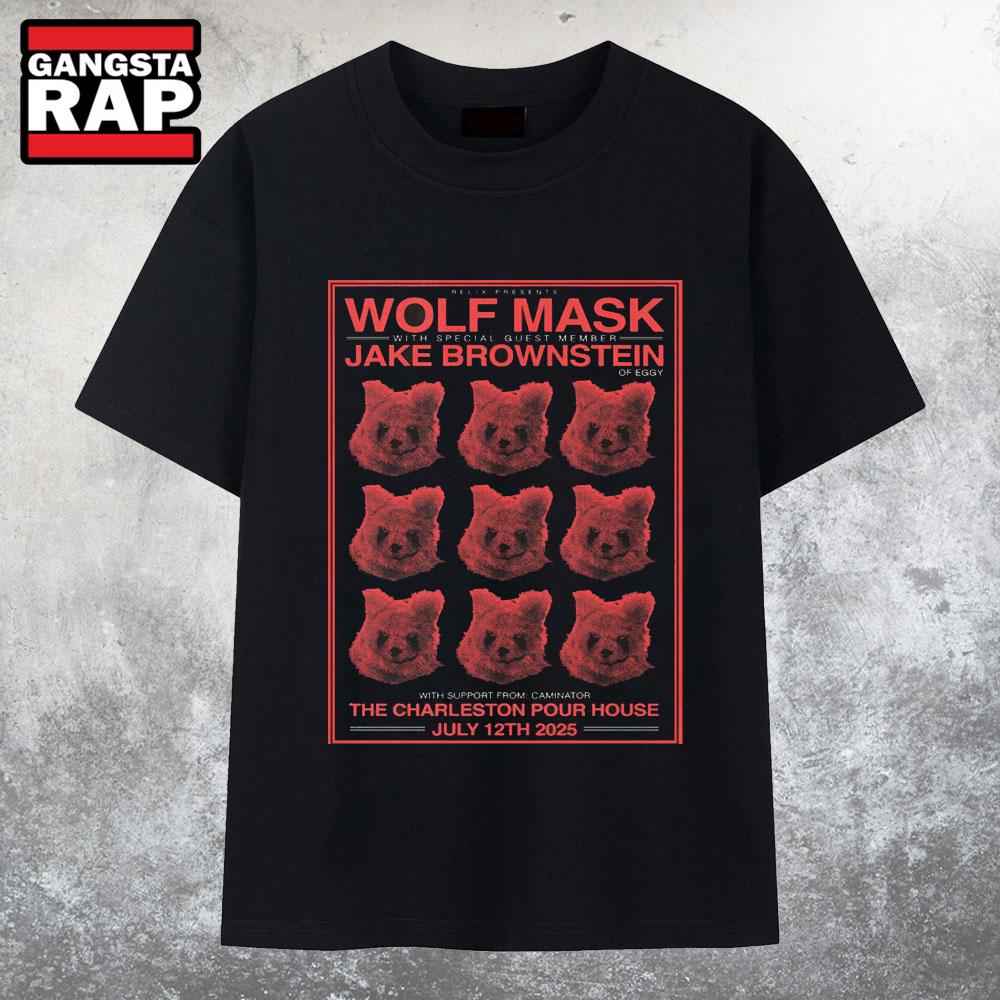 Wolf Mask At Charleston Pour House On Jul 12 2025 T Shirt Wolf Mask At Charleston Pour House On Jul 12 2025 T Shirt