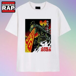 Wu Tang Clan Raleigh NC 6-7-2025 Tour T Shirt