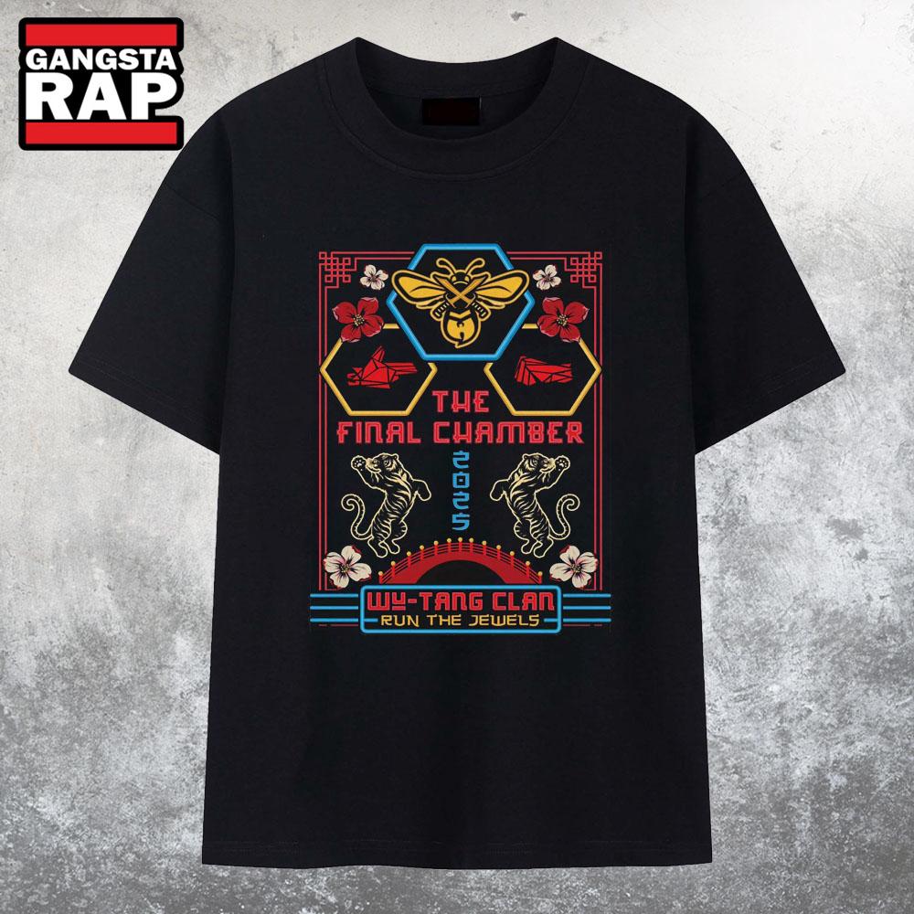 Wu Tang Clan With Run The Jewels Forever The Final Chamber Tour 2025 T Shirt Wu Tang Clan With Run The Jewels Forever The Final Chamber Tour 2025 T Shirt