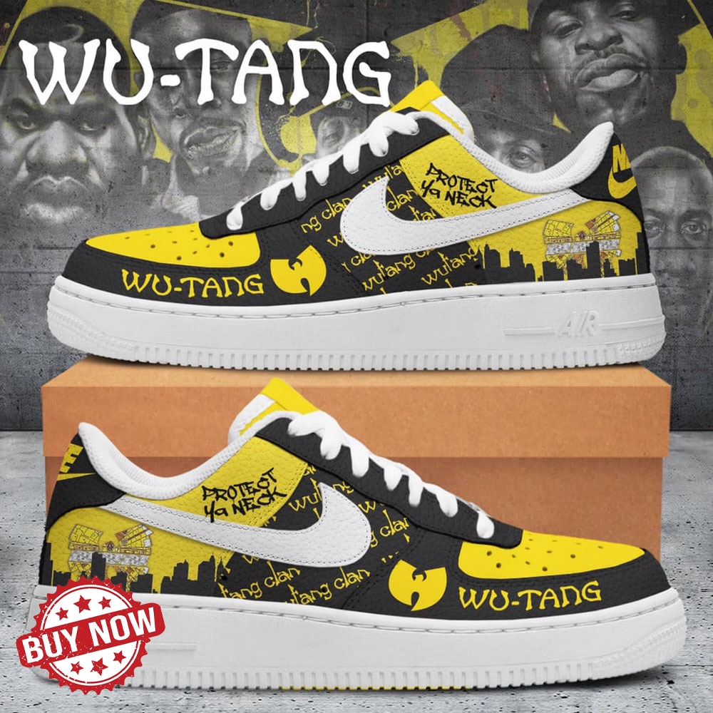Wu-Tang Clan Anniversary 2025 Air Force 1 Running Sneakers Shoes Wu-Tang Clan Anniversary 2025 Air Force 1 Running Sneakers Shoes