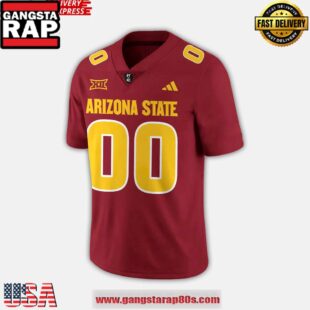 2025 Arizona State Sun Devils New Season Red Custom Football Jersey