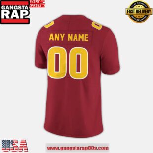2025 Arizona State Sun Devils New Season Red Custom Football Jersey