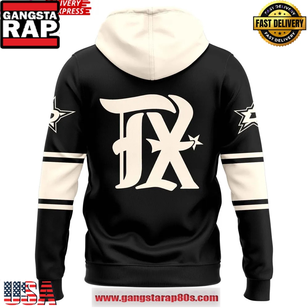 2025 Texas Rangers x Dallas Stars Night Edition Unisex Hoodie 2025 Texas Rangers x Dallas Stars Night Edition Unisex Hoodie