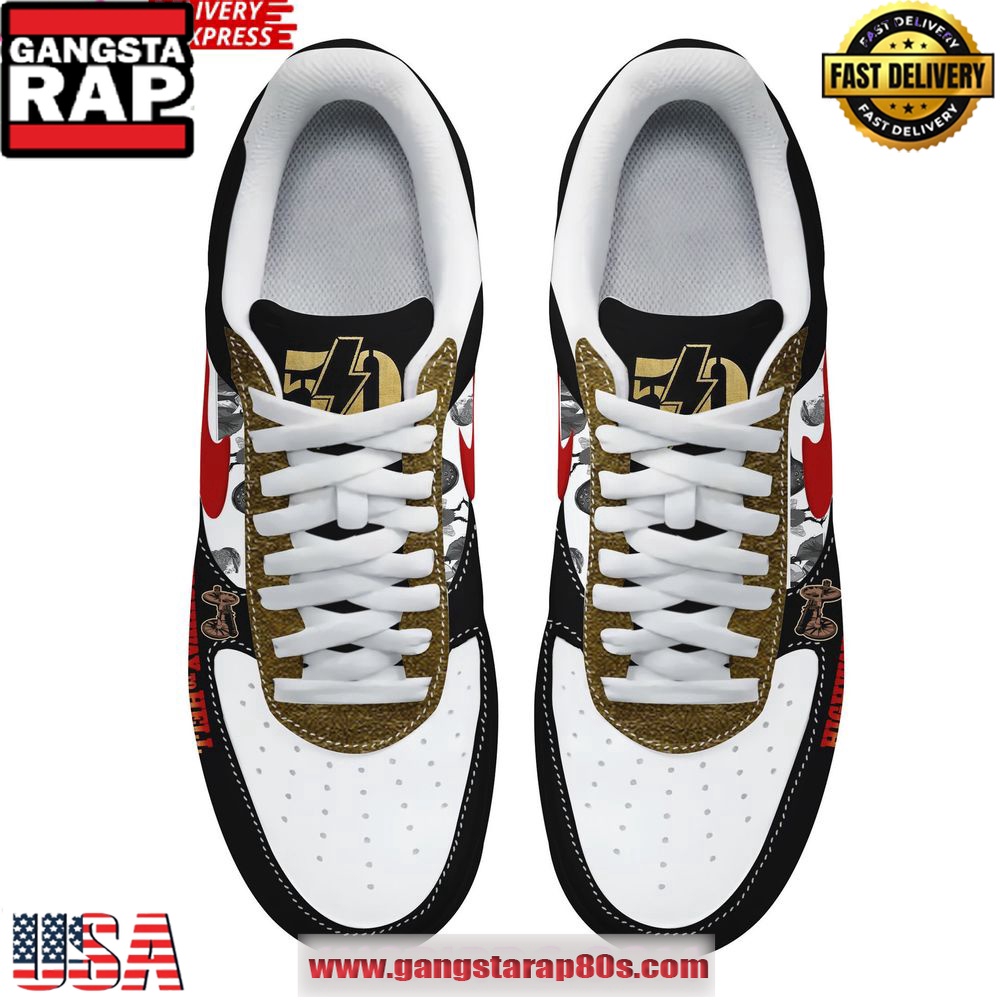 ACDC Highway to Hell Limited Edition Air Force 1 Shoes Running Sneakers ACDC Highway to Hell Limited Edition Air Force 1 Shoes Running Sneakers