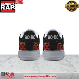 ACDC Power Up Highway To Hell Limited Air Force 1 Running Sneakers Shoes