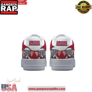 Alabama Crimson Tide Christmas Limited Edition Air Force 1 Running Sneakers