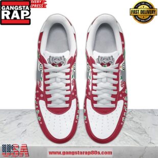Alabama Crimson Tide Merry Christmas Air Force 1 Running Sneakers Shoes