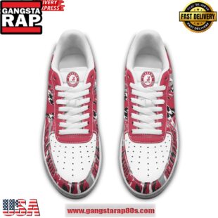 Alabama Crimson Tide Roll Tide Air Force 1 Sneakers Shoes