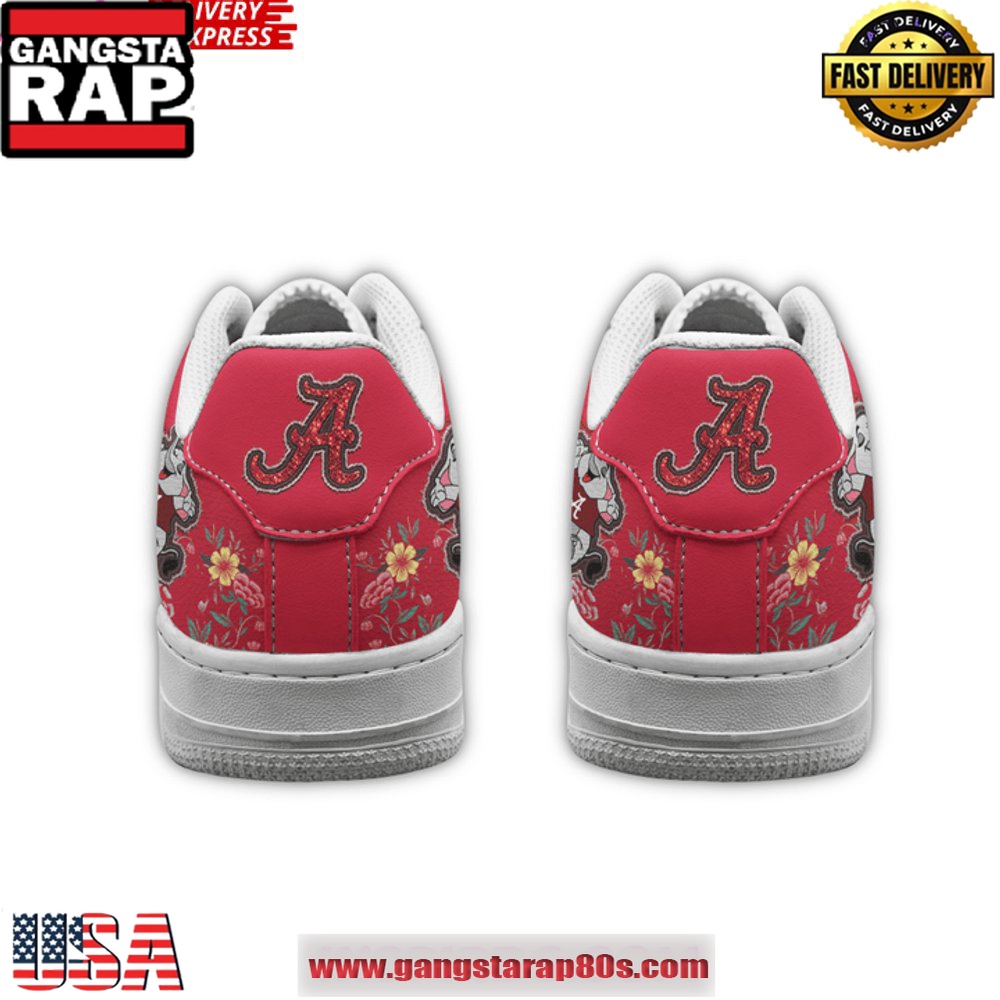 Alabama Crimson Tide Roll Tide Limited Edition Air Force 1 Running Sneakers Shoes Alabama Crimson Tide Roll Tide Limited Edition Air Force 1 Running Sneakers Shoes