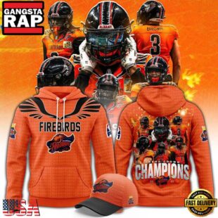 Albany Firebirds Arena Crown Champions 2025 Limited Premium Edition Hoodie