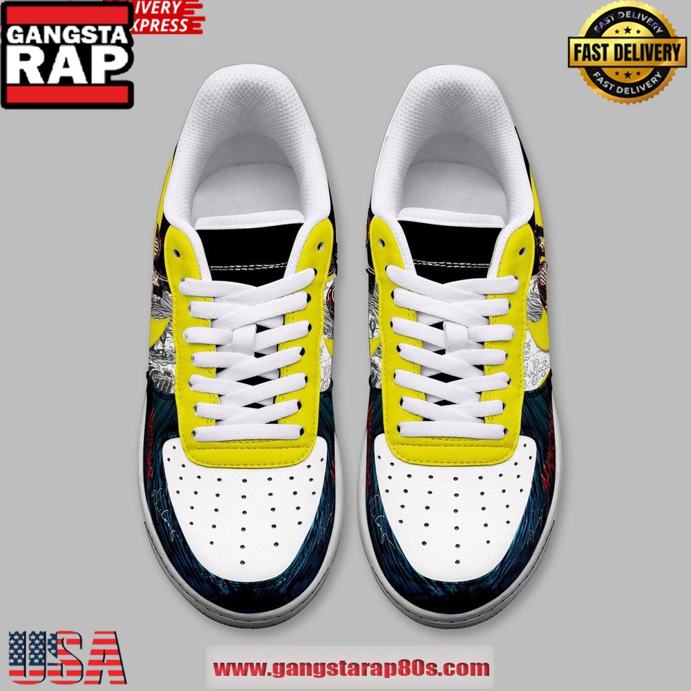 Alice Cooper Special Edition Air Force 1 Running Sneakers Shoes Alice Cooper Special Edition Air Force 1 Running Sneakers Shoes