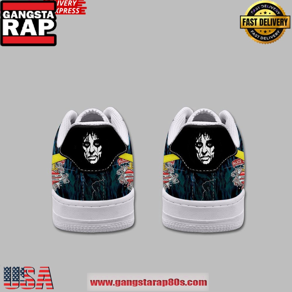 Alice Cooper Special Edition Air Force 1 Running Sneakers Shoes Alice Cooper Special Edition Air Force 1 Running Sneakers Shoes