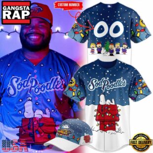 Amarillo Sod Poodles Christmas in July Limited Premium Edition Custom Baseball Jersey