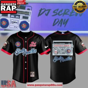 Amarillo Sod Poodles DJ Screw Special Baseball Jersey Shirt