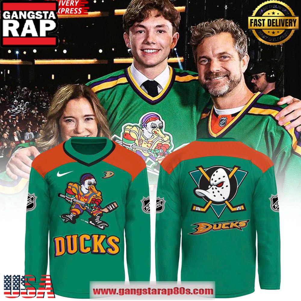 Anaheim Ducks Quack Attack Retro Edition Hockey Jersey Anaheim Ducks Quack Attack Retro Edition Hockey Jersey