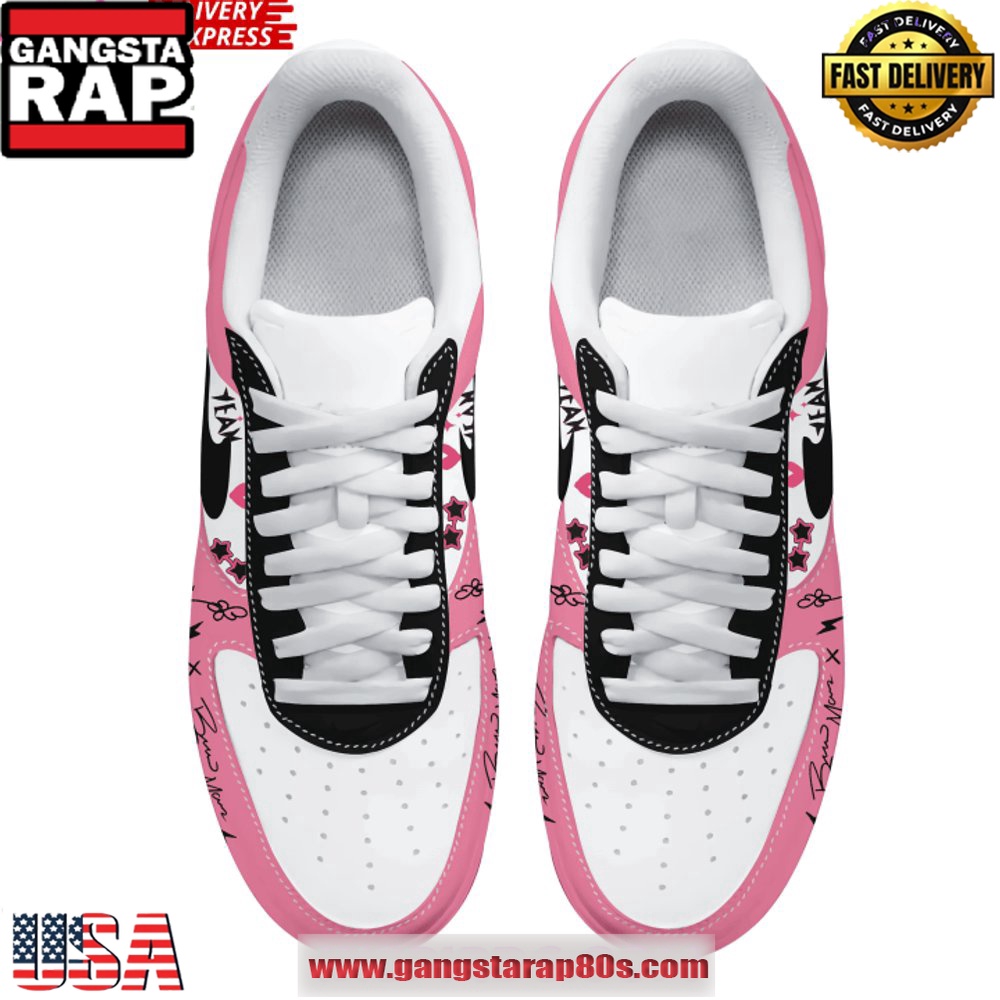APT Bruno Mars x Ros? Limited Edition Air Force 1 Running Sneakers APT Bruno Mars x Ros? Limited Edition Air Force 1 Running Sneakers