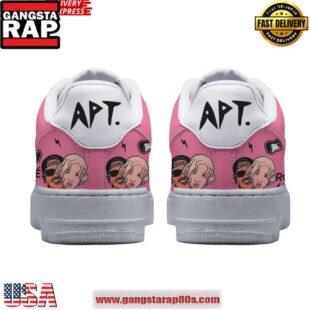 APT Bruno Mars x Ros? Limited Edition Air Force 1 Running Sneakers