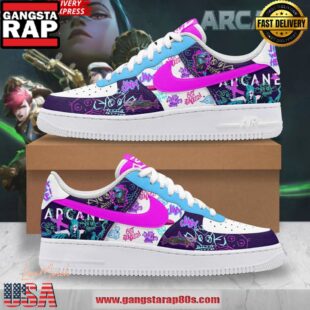 Arcane Jinx Was Here Limited Edition Air Force 1 Shoes Running Sneakers