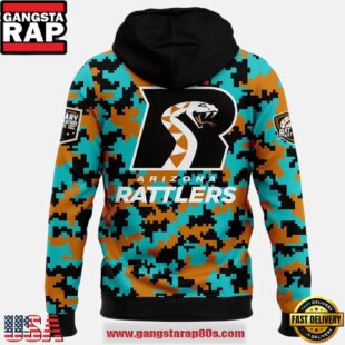 Arizona Rattlers 2025 Military Night Special Edition Unisex Hoodie
