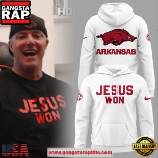 Arkansas Razorbacks Jesus Won Unisex Hoodie
