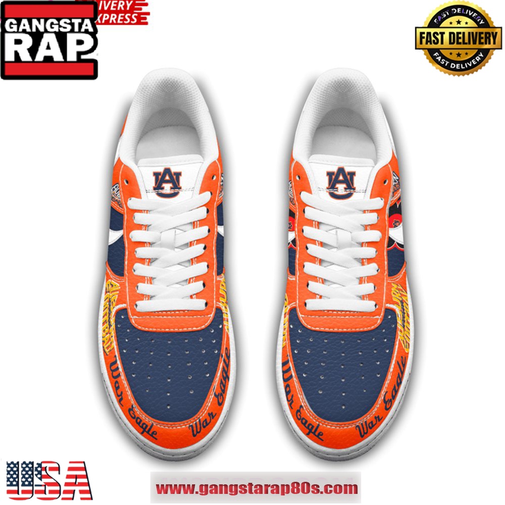 Auburn Tigers War Eagle Limited Edition Air Force 1 Running Sneakers Shoes Auburn Tigers War Eagle Limited Edition Air Force 1 Running Sneakers Shoes