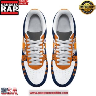 Auburn Tigers War Eagle Nike Air Force 1 Running Sneakers Shoes
