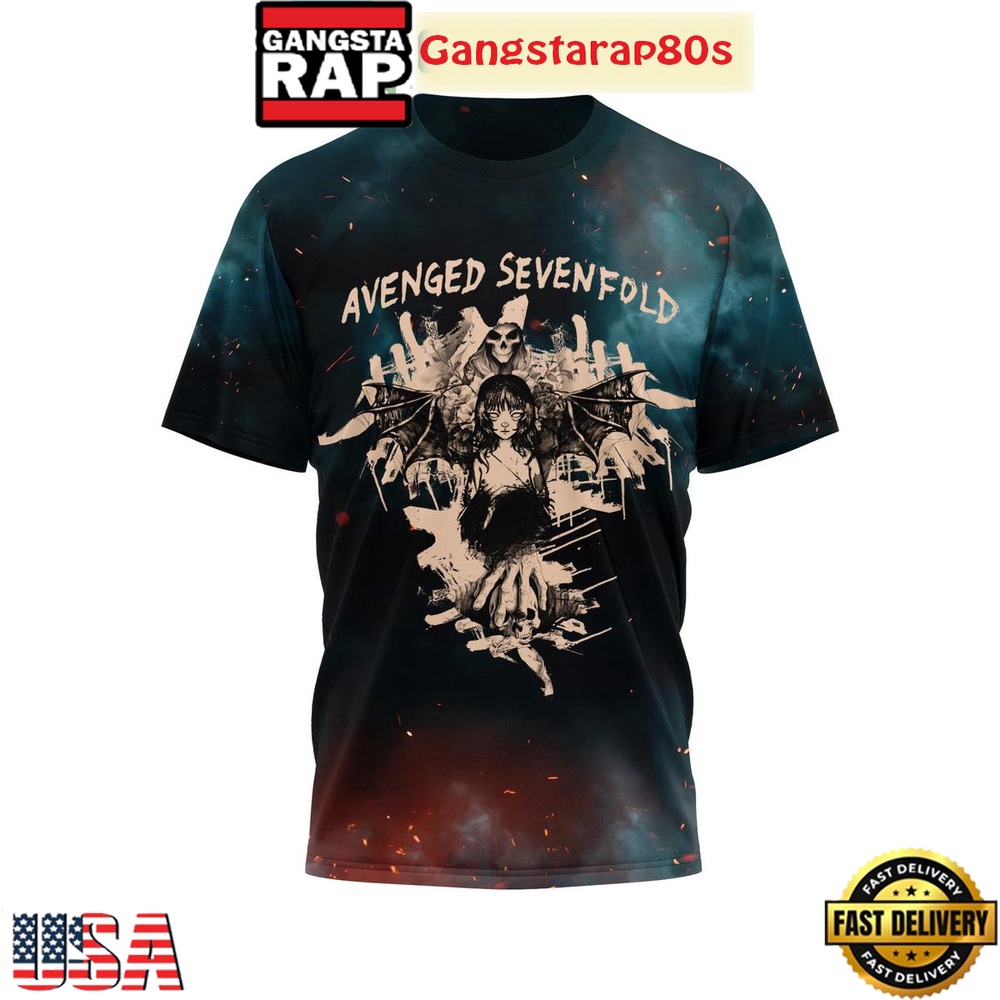 Avenged Sevenfold Life Is But A Dream Tour 2025 Shirt Avenged Sevenfold Life Is But A Dream Tour 2025 Shirt