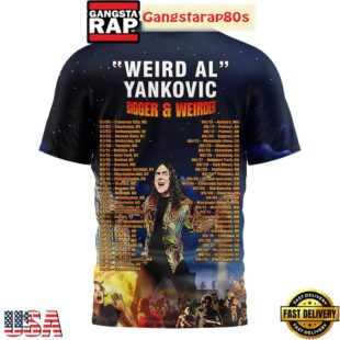 Bigger & Weirder Weird Al Yankovic Tour 2025 Shirt