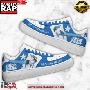 Billie Eilish Hit Me Hard And Soft Nike Air Force 1 Running Sneakers Shoes