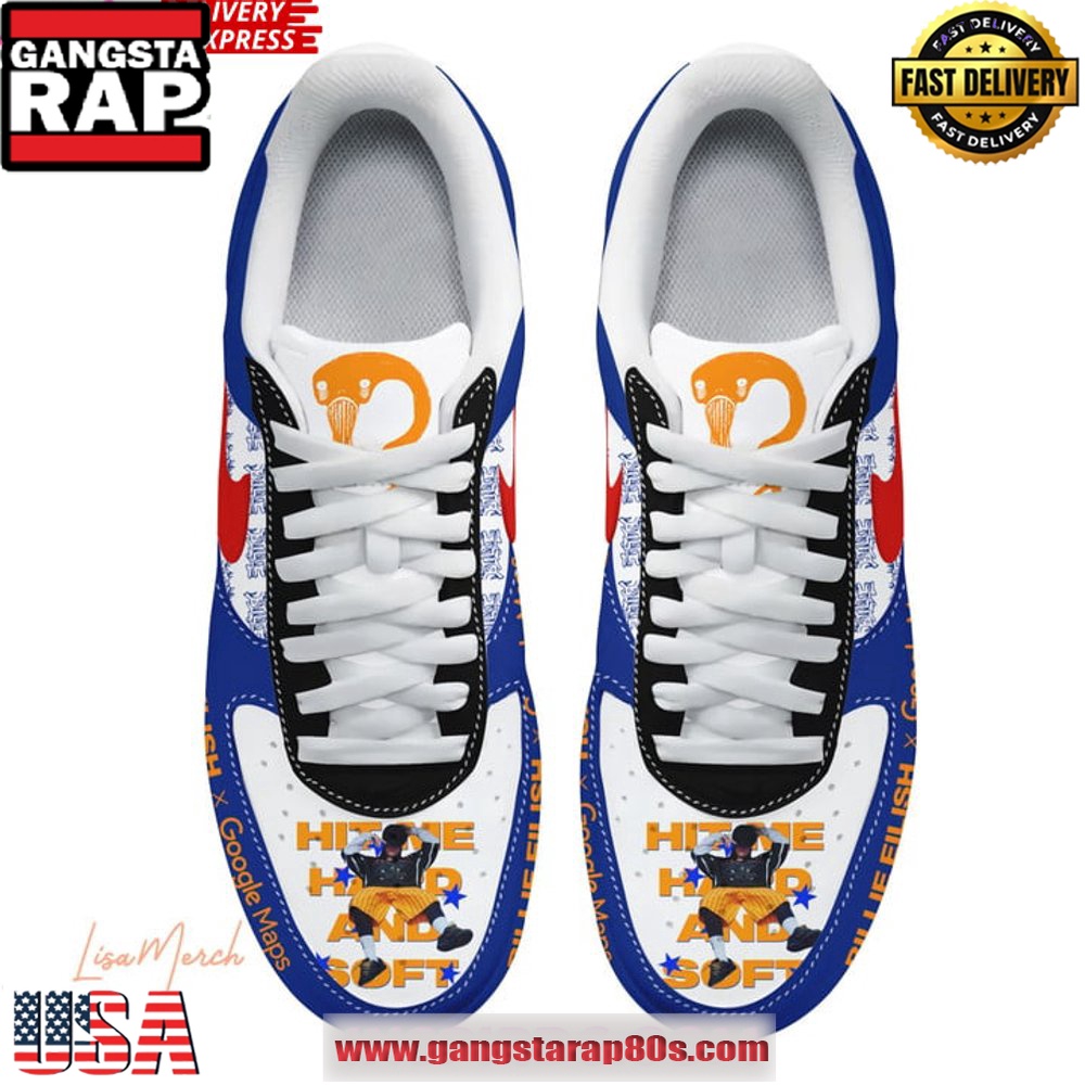 Billie Eilish See You at the Show Air Force 1 Running Sneakers Shoes Billie Eilish See You at the Show Air Force 1 Running Sneakers Shoes