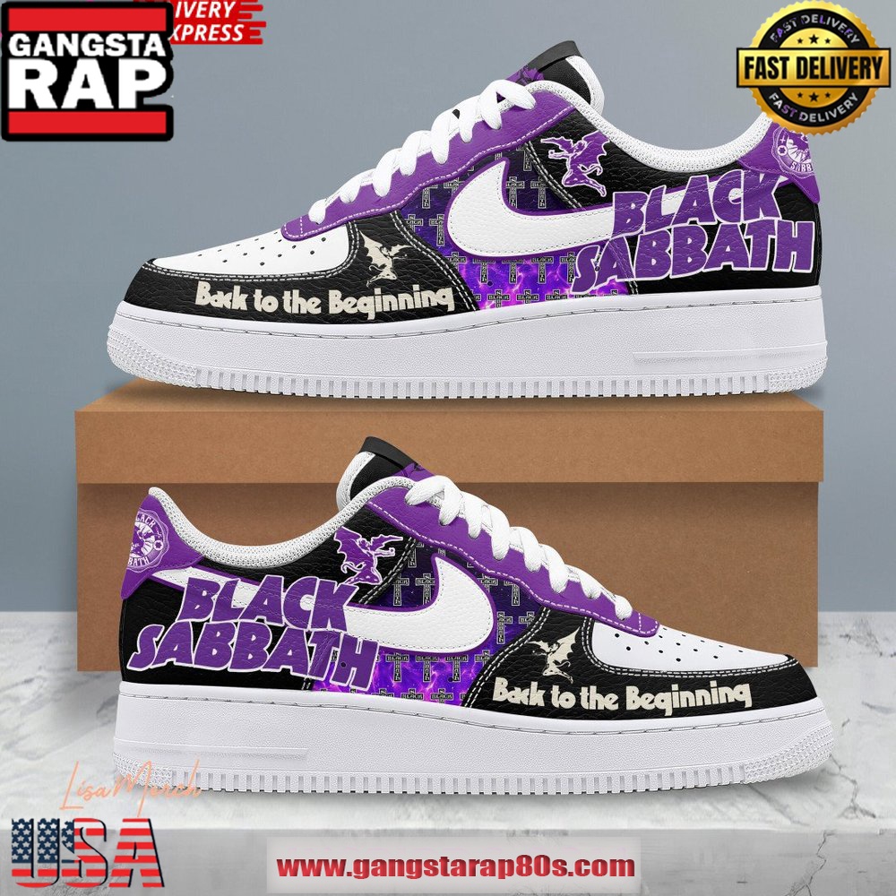 Black Sabbath Back to the Beginning Air Force 1 Running Sneakers Shoes Black Sabbath Back to the Beginning Air Force 1 Running Sneakers Shoes