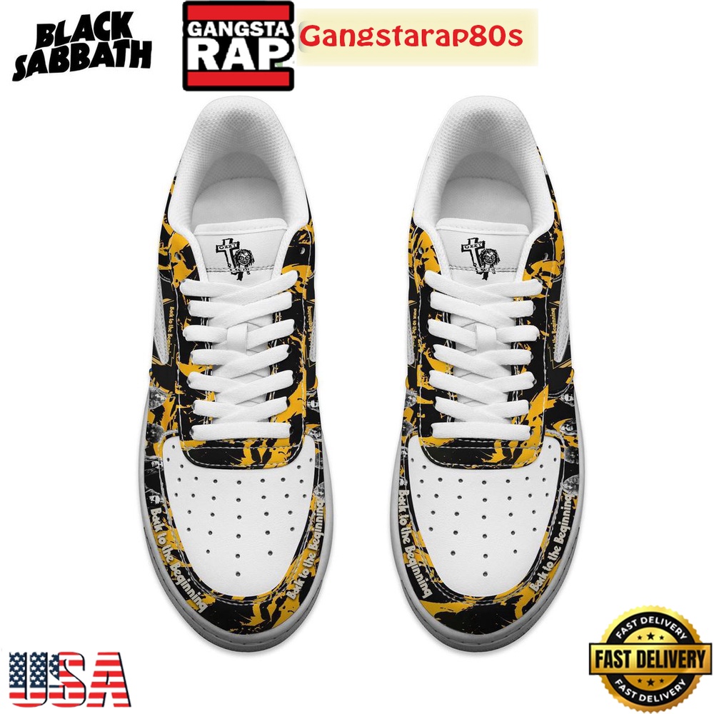 Black Sabbath Back To The Beginning Air Force 1 Shoes Running Sneakers Black Sabbath Back To The Beginning Air Force 1 Shoes Running Sneakers