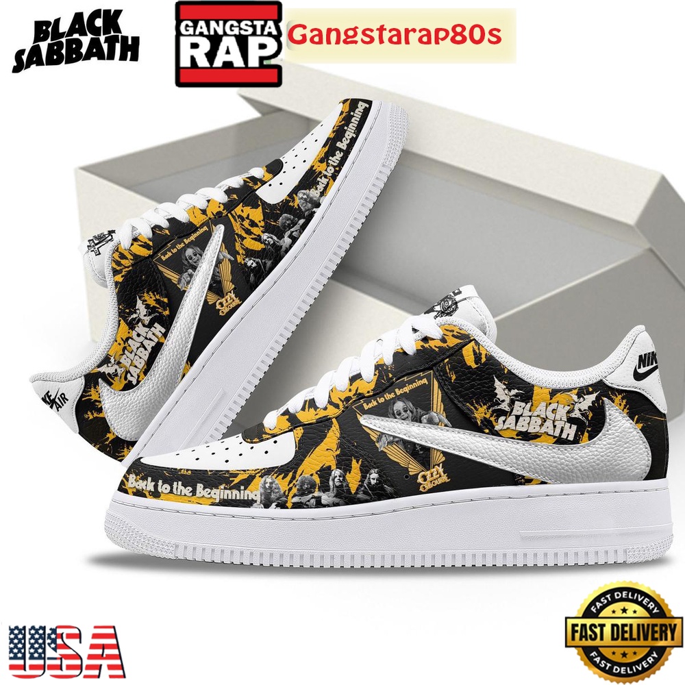 Black Sabbath Back To The Beginning Air Force 1 Shoes Running Sneakers Black Sabbath Back To The Beginning Air Force 1 Shoes Running Sneakers