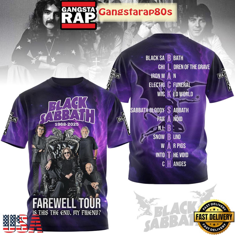 Black Sabbath Farewell Tour 2025 All Over Print Hoodie Shirt Black Sabbath Farewell Tour 2025 All Over Print Hoodie Shirt