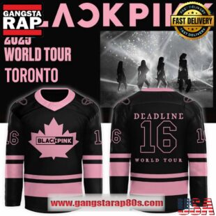 Blackpink 2025 World Tour Toronto Canada Special Edition Custom Hockey Jersey