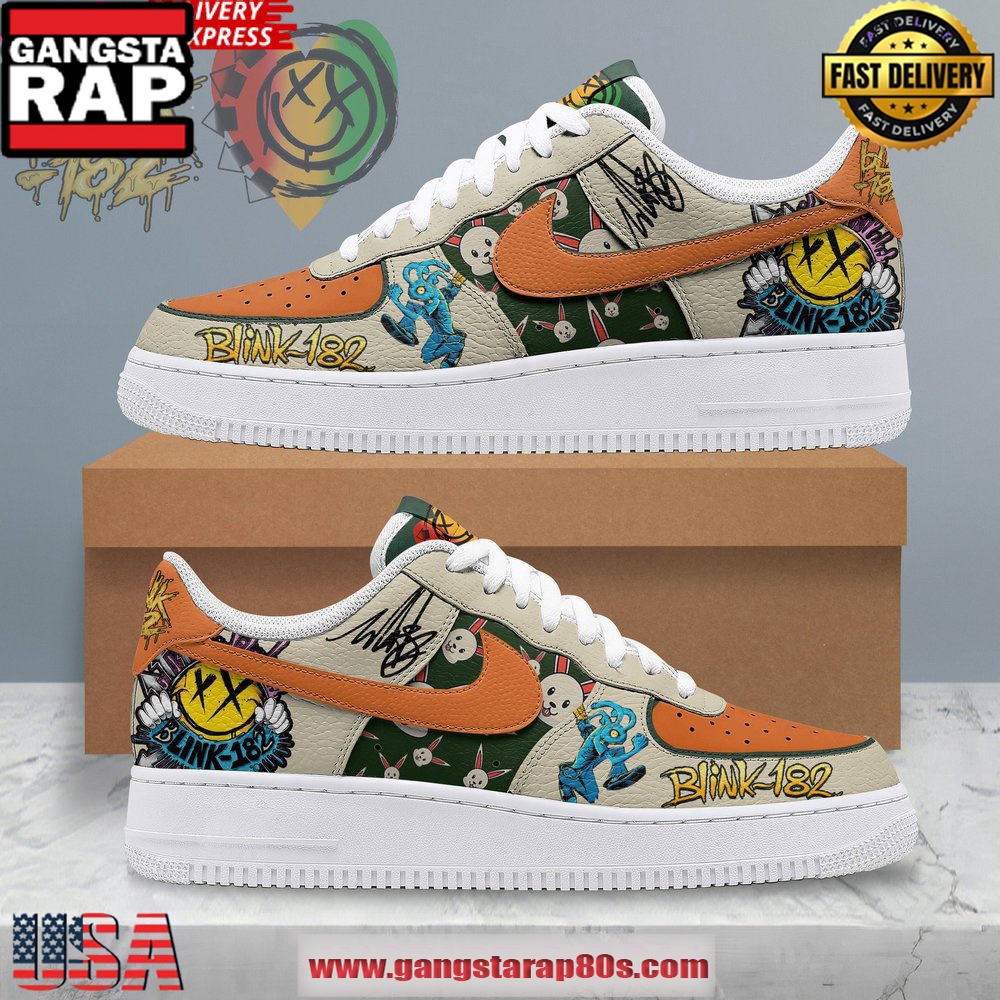 Blink-182 x Drew Limited Edition Air Force 1 Running Sneakers Blink-182 x Drew Limited Edition Air Force 1 Running Sneakers