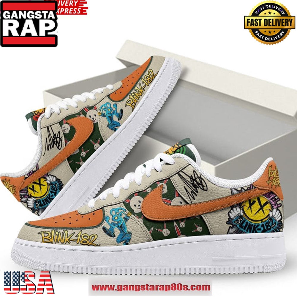 Blink-182 x Drew Limited Edition Air Force 1 Running Sneakers Blink-182 x Drew Limited Edition Air Force 1 Running Sneakers