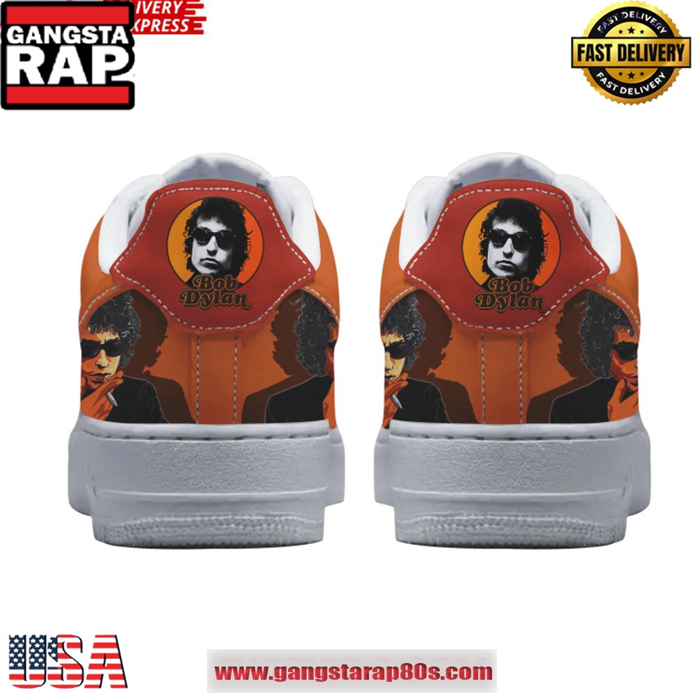 Bob Dylan Rough And Rowdy Ways Air Force 1 Running Sneakers Shoes Bob Dylan Rough And Rowdy Ways Air Force 1 Running Sneakers Shoes