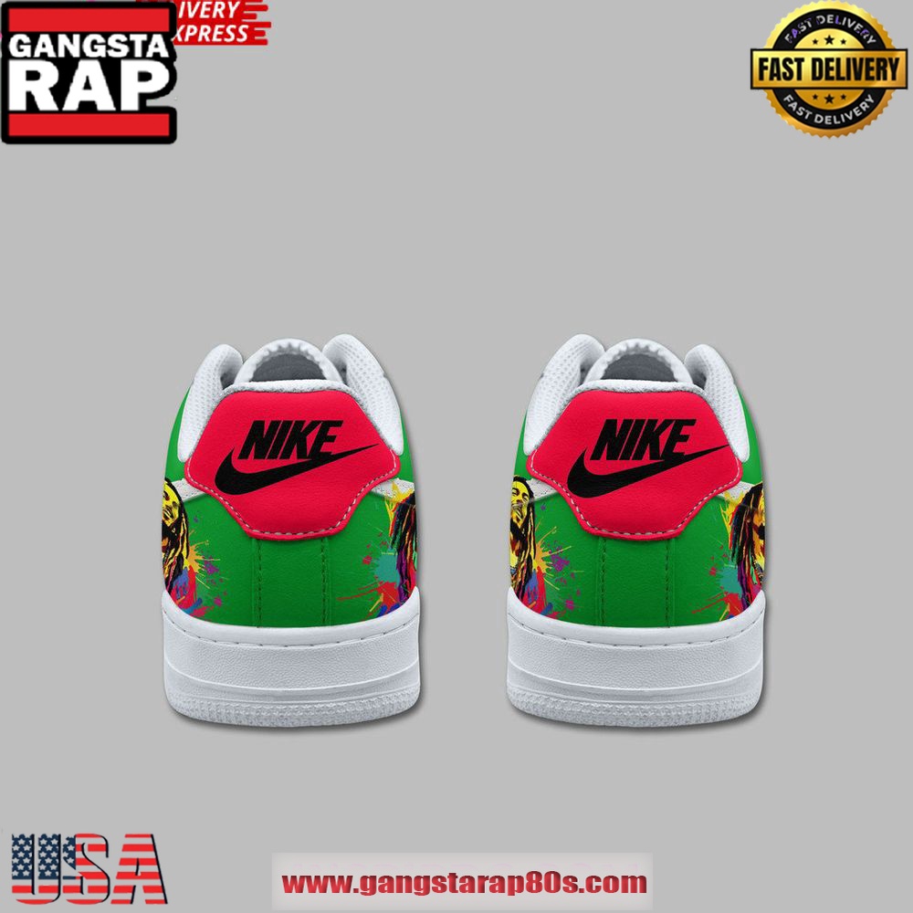 Bob Marley King of Reggae Limited Edition Air Force 1 Shoes Running Sneakers Bob Marley King of Reggae Limited Edition Air Force 1 Shoes Running Sneakers