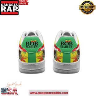 Bob Marley Merry Christmas Limited Edition Air Force 1 Running Sneakers Shoes