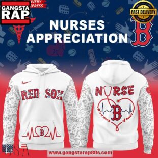 Boston Red Sox Nurses Appreciation 2025 Unisex Hoodie