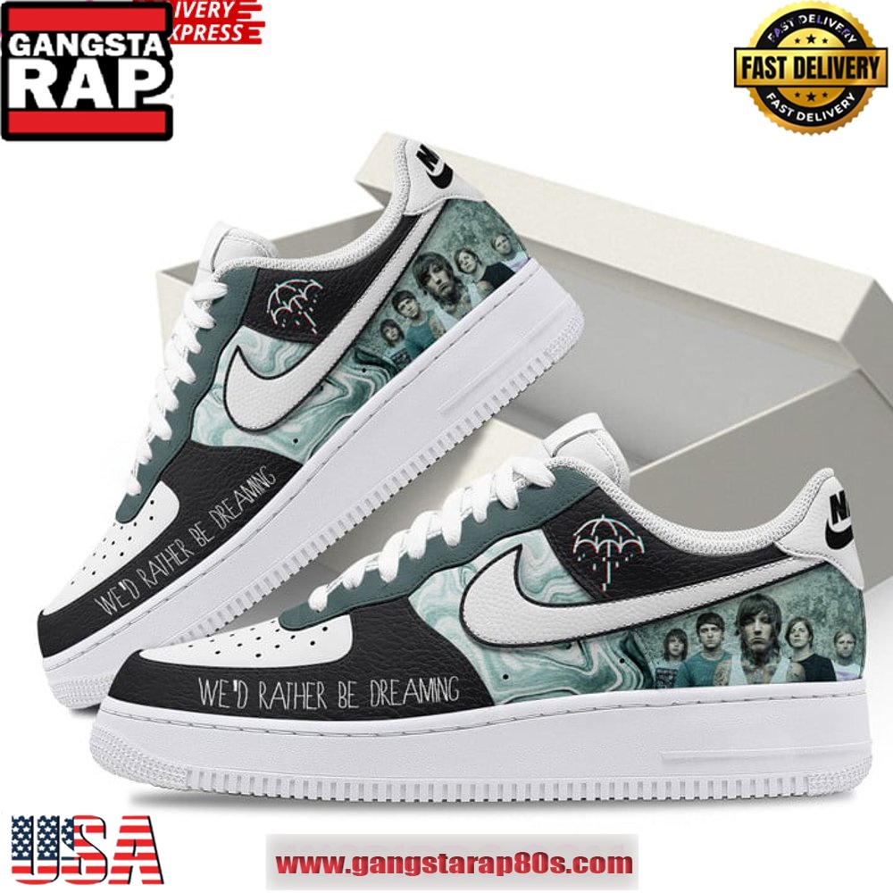 Bring Me the Horizon Don't Wake Us Up Air Force 1 Running Sneakers Shoes Bring Me the Horizon Don't Wake Us Up Air Force 1 Running Sneakers Shoes