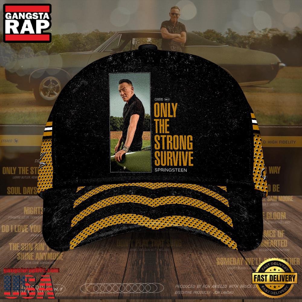 Bruce Springsteen Only The Strong Survive Music Classic Cap Hats Bruce Springsteen Only The Strong Survive Music Classic Cap Hats